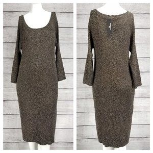 NWT Worthington XL Shift Bodycon Dress Ribbed knit